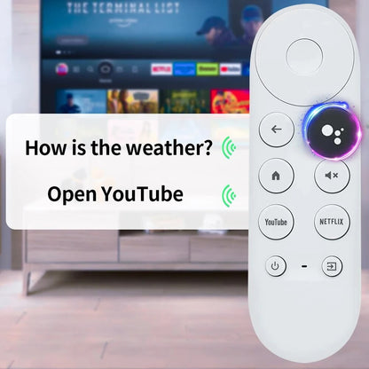 (Somente Remoto) Controle Remoto por Voz de Reposição G9N9N para Google Chromecast 4k Snow Streaming Media Player