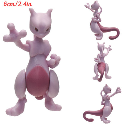 Pokemon Charizard Lucario Meowth Kyogre Mewtwo Bonecos de Ação Blastoise Leafeon Flareon Solgaleo PVC Bonecos Colecionáveis Presente