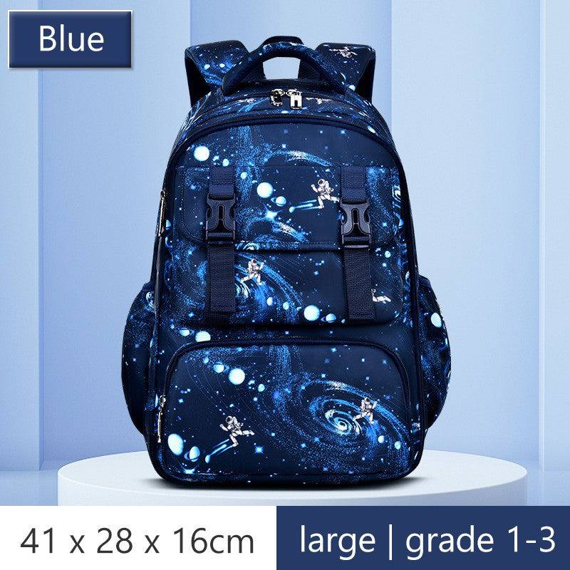 Mochila Ergonômica de Suporte Confortável para Coluna, para Livros Infantis do Ensino Fundamental e Médio Meninos Leve