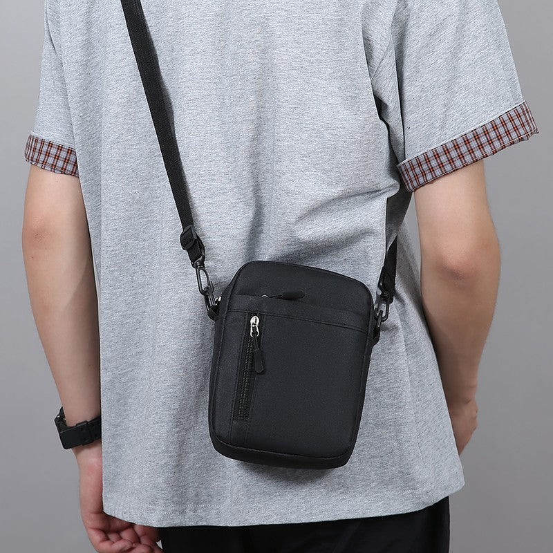 Multi Functional Men's Shoulder Bag, Waterproof and Wear-resistant, Large Capacity Crossbody Bag for Business Commuting