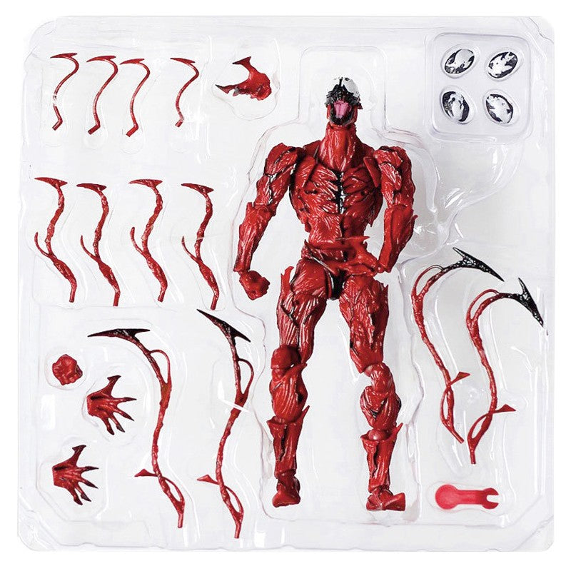 Yamaguchi Venom Carnage Homem-Aranha Extraordinário Venom 2 Modelo Móvel Operado Manualmente Decoração Brinquedos Infantis como Presente de Natal