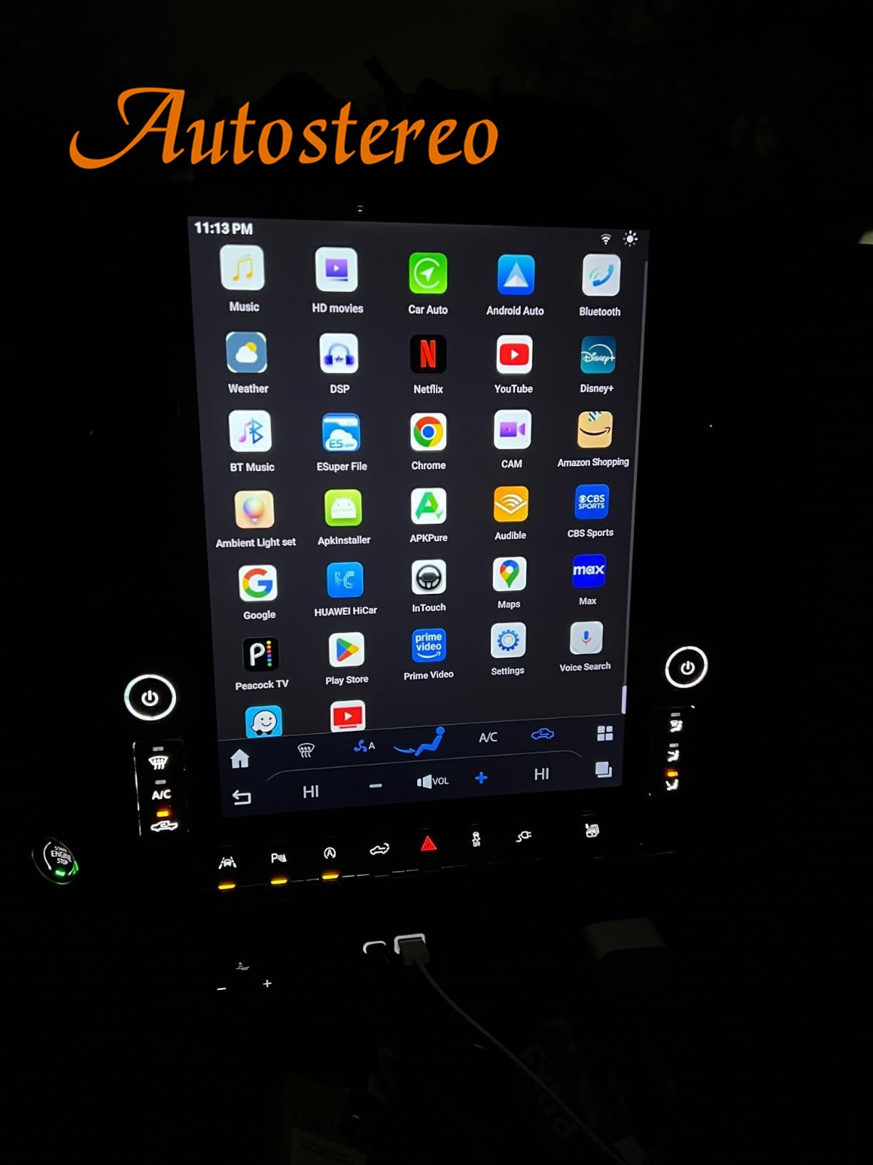 Rádio automotivo Android 13 de 15,6 polegadas para GMC Sierra Denali Silverado 2019 2020 2021 2022 2023 Carplay Rádio automotivo GPS de navegação multimídia