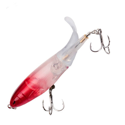 Iscas de Pesca Popper Propeller Topwater 13g Isca Artificial Hard Crankbait Wobblers Cauda Rotativa Acessórios de Pesca