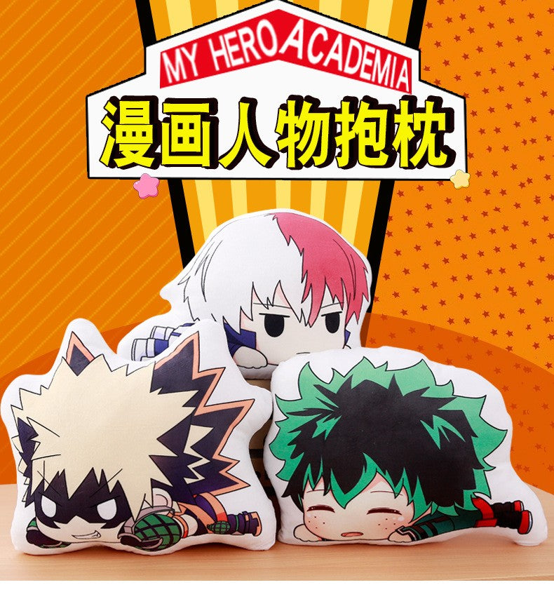 My Hero Academia Plush Stuffed Pillows Anime Boku no Hero Academia Cushion Cute Izuku Dakimakura Kawaii Katsuki Shoto Soft Dolls