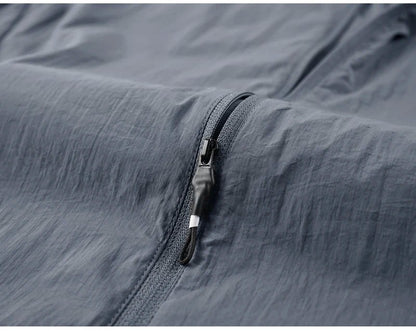 Men's Summer Skin Quick Dry Hiking Jacket Waterproof Sun UV Protection Coats Men Outdoor Sports Fishing Camping Running Jacket