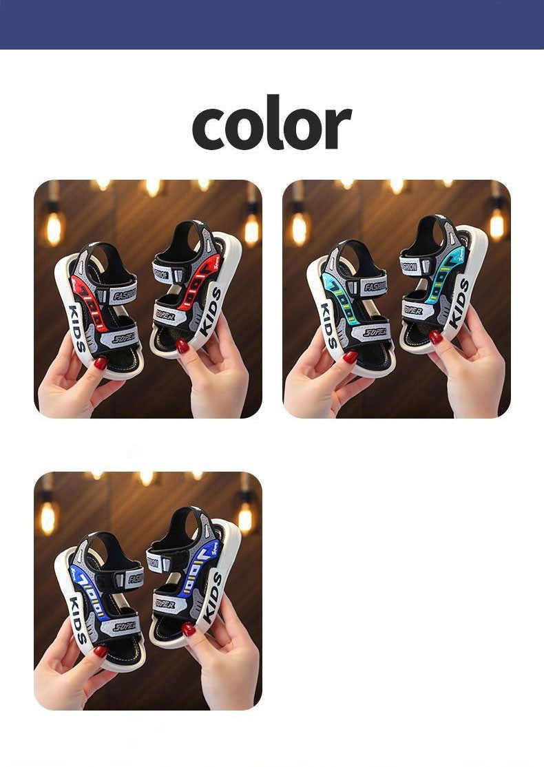 Children Sport Sandals Summer  for Boys Girls Casual Beach Shoe Comfortable Soft Sole Kids Shoes Fashion Non-slip Slippers