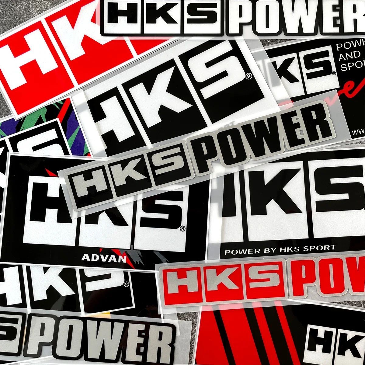 Para Adesivo HKS JDM Decalques de Corrida Moto Scooter Janela Automotiva Para-choque Decoração de Carro Acessórios Modificados ADVAN