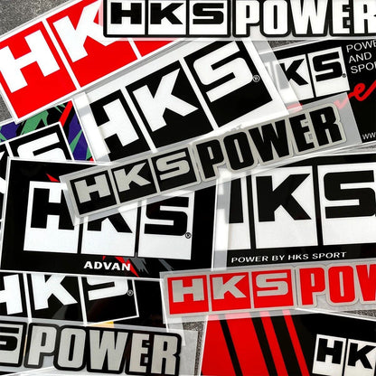 Para Adesivo HKS JDM Decalques de Corrida Moto Scooter Janela Automotiva Para-choque Decoração de Carro Acessórios Modificados ADVAN