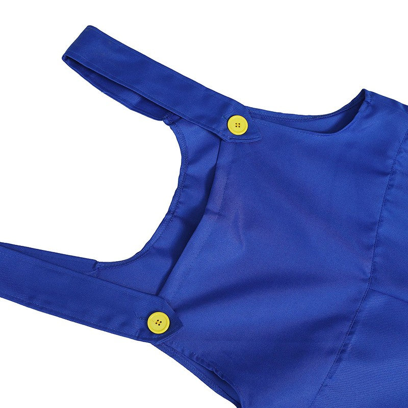 Halloween Carnival adult Men Funy Super game Cosplay Costume Luigi Bros Plumber Christmas Fancy Dress