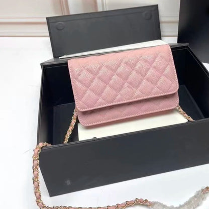 Luxury Designer Shoulder Bag Handbag Fashion Ladies Commuter Versatile Small Square Bags Women Metal Chain Classic Mini Clutches