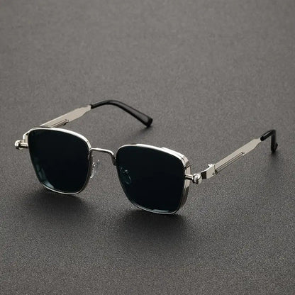Óculos de Sol Polarizados Masculinos 2025 de Alta Qualidade, Estilosos para Dirigir, Antirreflexo, Proteção UV, Metal, Estilo Punk, Tendências da Moda