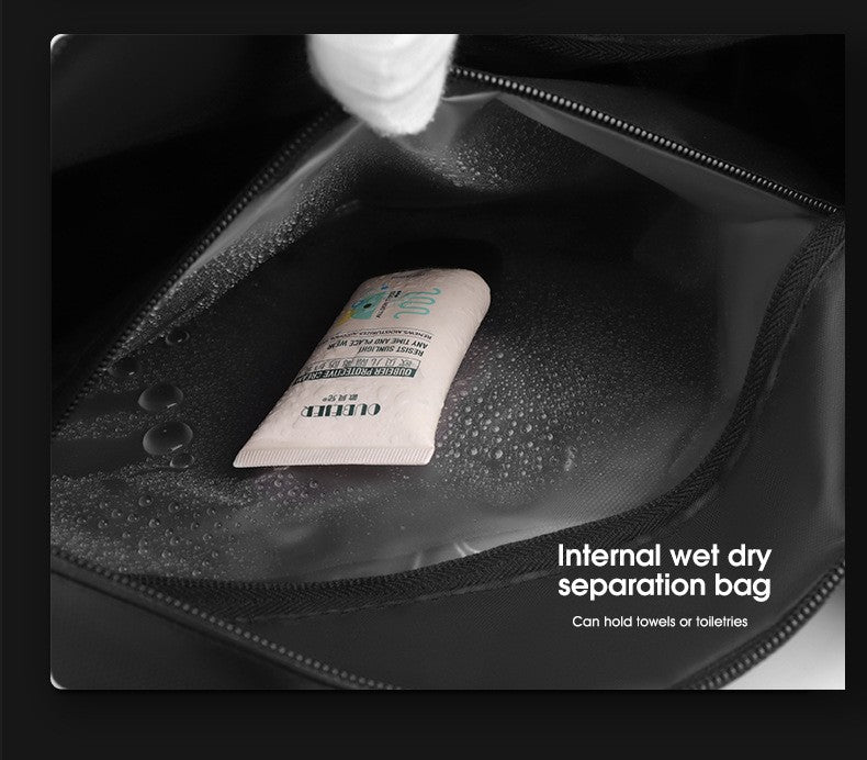 Zipper Large Capacity Oxford Travel Bags Solid Fitness Bags Thickened Fabric High Capacity Waterproof Luggage Sports Bags