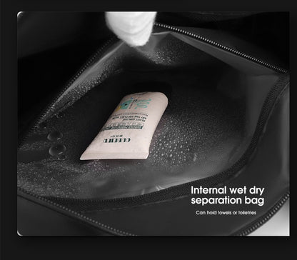 Zipper Large Capacity Oxford Travel Bags Solid Fitness Bags Thickened Fabric High Capacity Waterproof Luggage Sports Bags