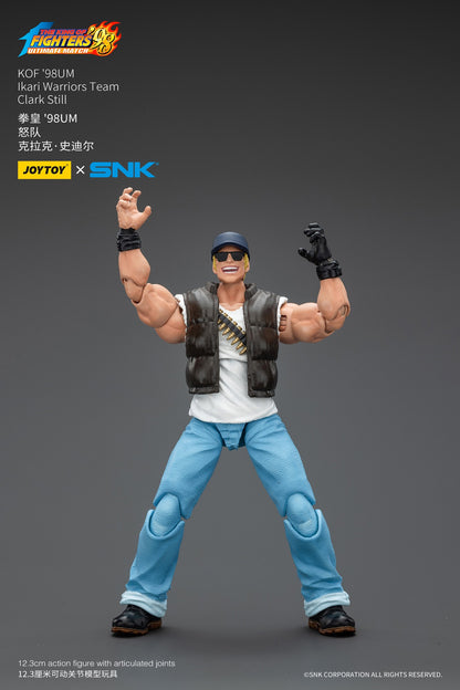 [Pré-venda] 1/18 JOYTOY Boneco de Ação SNK KOF'98UM Ikari Warriors Team Anime Modelo de Brinquedo