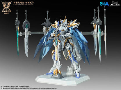 HG 1/144 SNAA SC-002 Titan Greatsword Tristan Kit de Montagem SC-009 Divine Invoker Percival The Round Table Knights Figure