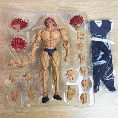 ST Baki Hanma Filho de Ogro Boneco de Ação Hanma Yuujiro Estatueta Ko Luta PVC Coleção Anime Yujiro Figuras Modelo Brinquedos Presentes