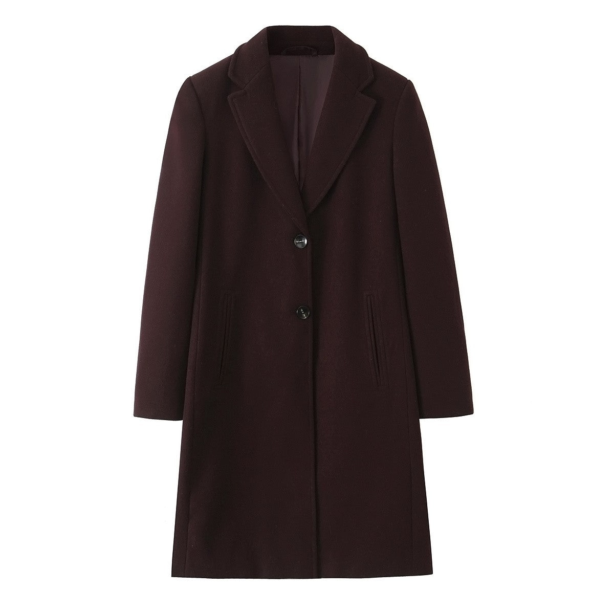 2025 autumn new women's casual fashion simple temperament elegant loose soft padded shoulder coat jacket