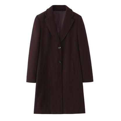 2025 autumn new women's casual fashion simple temperament elegant loose soft padded shoulder coat jacket