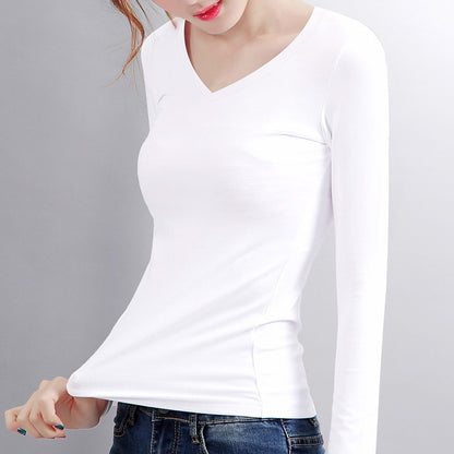 Women Thermal Underwear Winter Turtleneck Bottom Shirt Solid Semi High Collar Long Sleeve Basic T-Shirt Heating Fiber Pullovers