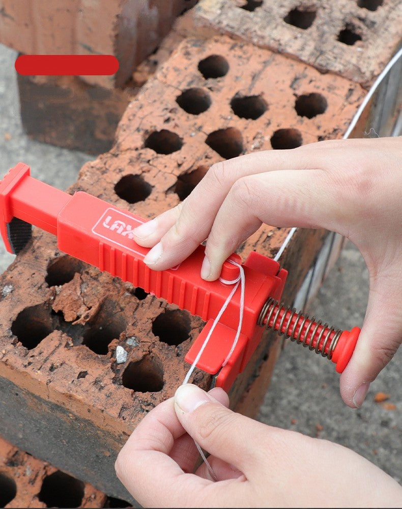 2 peças Nivelador de Linha de Tijolos, Prendedores de Linha para Assentamento de Tijolos, Corredores de Linha, Nivelador de Desenho, Puxador de Arame, Fixador de Construção de Alvenaria