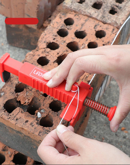 2 peças Nivelador de Linha de Tijolos, Prendedores de Linha para Assentamento de Tijolos, Corredores de Linha, Nivelador de Desenho, Puxador de Arame, Fixador de Construção de Alvenaria