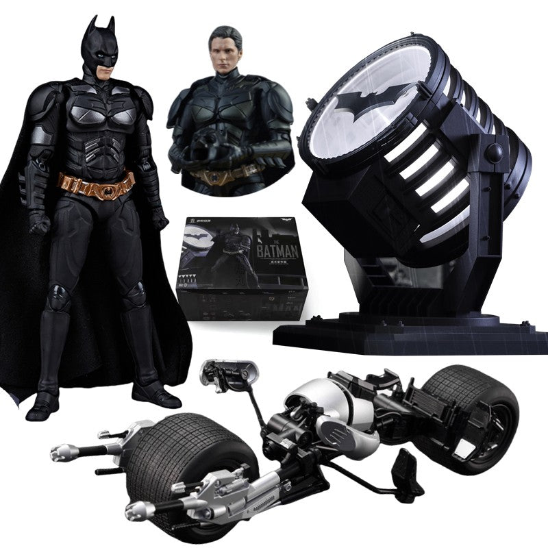MODOKING Original O Batman Bat-Sinal SDARK KNIGHT TRILOGY DC 1:12 Edição Deluxe Boneco de Ação Liga da Justiça Modelo Brinquedos Presente
