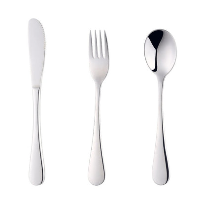 Creative Kids Stainless Steel Knife Fork and Spoon Set Home Steak Knife  Coffee Spoon, Stirring Spoon