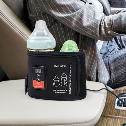 J15U Bottle Warmer Bag for Babies Feeding Bottles Insulation Sleeve Heating Cover