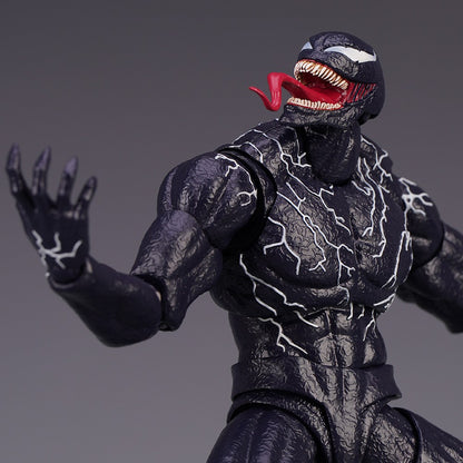 Venom AMAZING YAMAGUCHI legends Boneco de Ação Articulado Modelo de Estátua com Rosto Mutável Colecionável para Crianças Presente Brinquedo