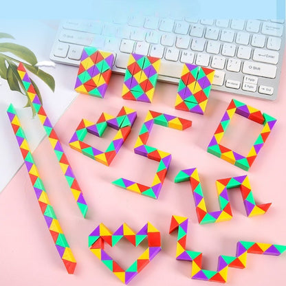 5-30PC Creative Rainbow Transformation Magic Ruler for Birthday Celebration Wedding Carnival Christmas Back To School Party Gift