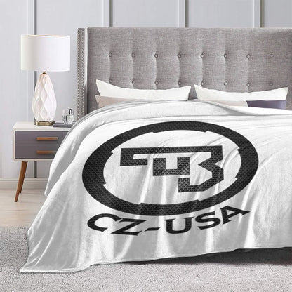 Ceska Zbrojovka CZ Blankets Flannel Sofa Throw Blanket Multi-function for Couch Bedding Outdoor Throws Bedspread Quilt