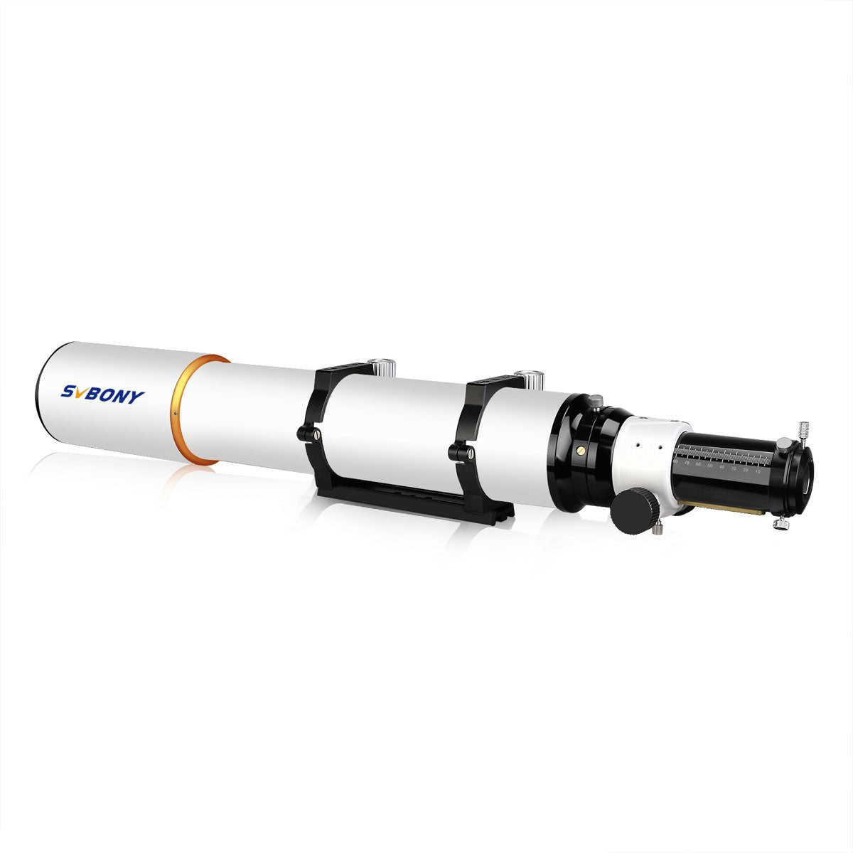 Telescópio Refrator Svbony SV503 102ED OTA com Espelho Diagonal SV223 de 2 polegadas e 90 graus para Astrofotografia de Céu Profundo