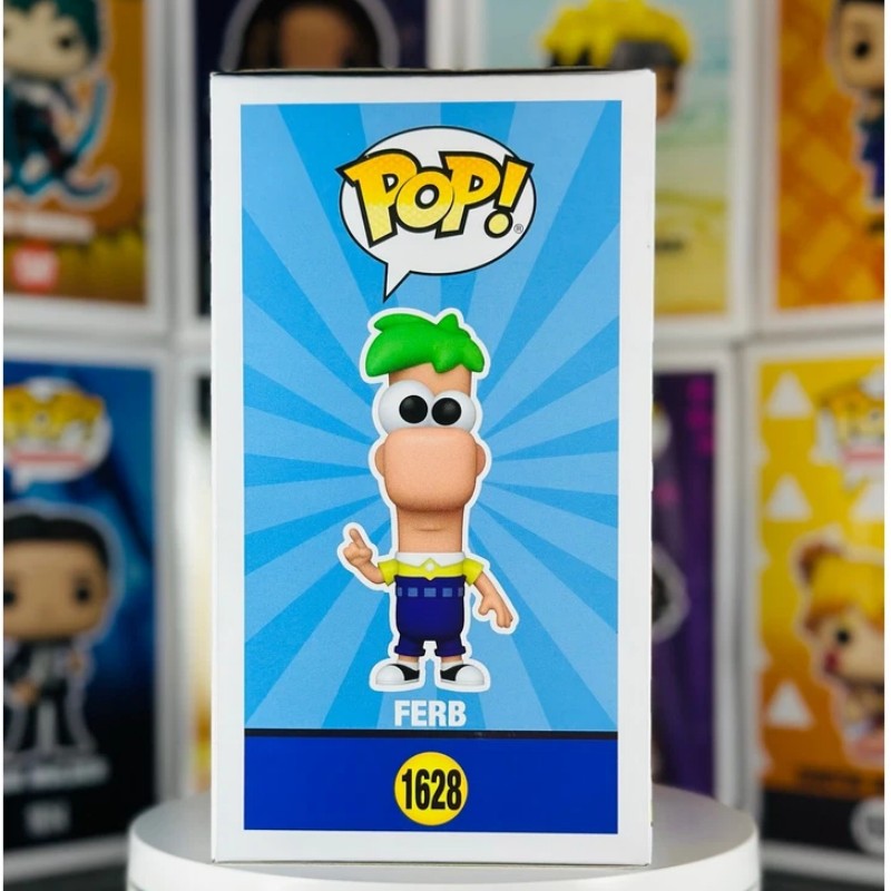 Funko Pop Oficial Genuíno Phineas E Ferb Boneco de Ação Modelo #1628 #1629 Escultura de Vinil Bonecos Edição Limitada Coleção de Fãs