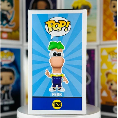 Funko Pop Oficial Genuíno Phineas E Ferb Boneco de Ação Modelo #1628 #1629 Escultura de Vinil Bonecos Edição Limitada Coleção de Fãs