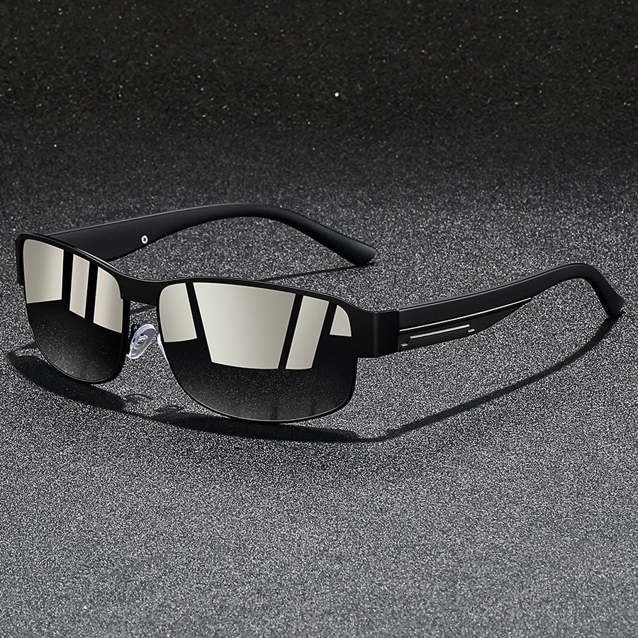 Fashion Vintage Square Metal Frame Sunglasses Men Women Fishing Driving Man Luxury Brand Designer Sun Glasses UV400 Eyewear