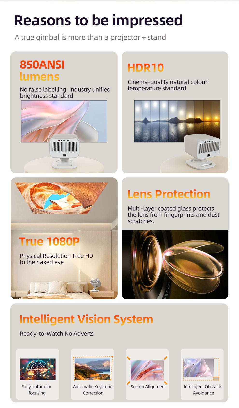 Original Lenovo Xiaoxin 100P Projector 1140 ANSI Auto Focus Wifi6 Smart Home Theater 360 PTZ Support 4K HD Portable Projector