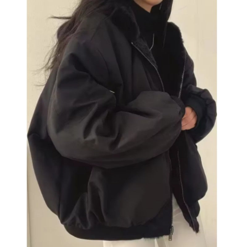 American high-quality PU leather flame racing element embroidery zipper jacket men clothes y2k autumn winter fashion couple coat