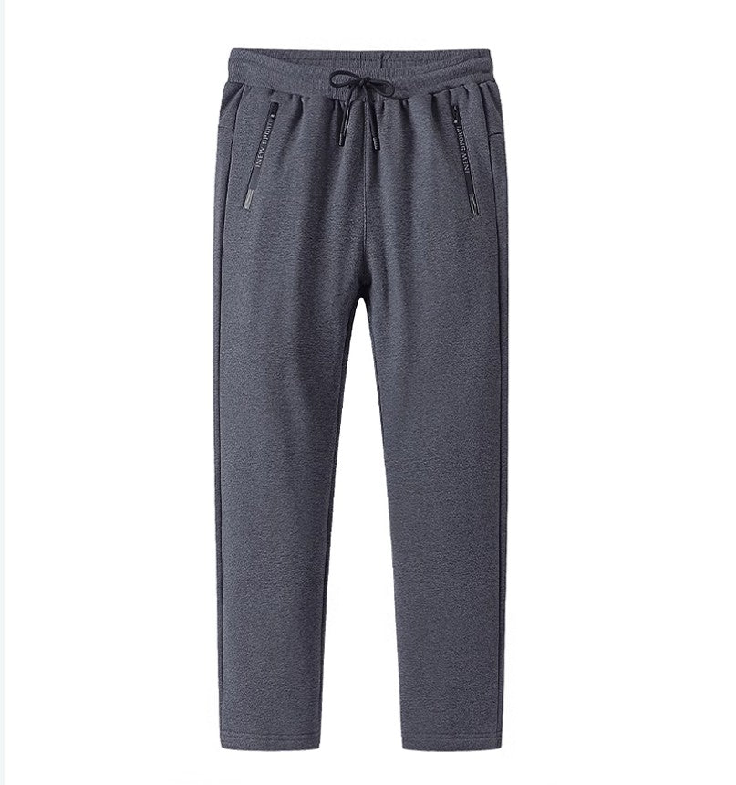 Calça casual masculina primavera e outono nova solta reta calça comprida calça jogger esportiva da moda