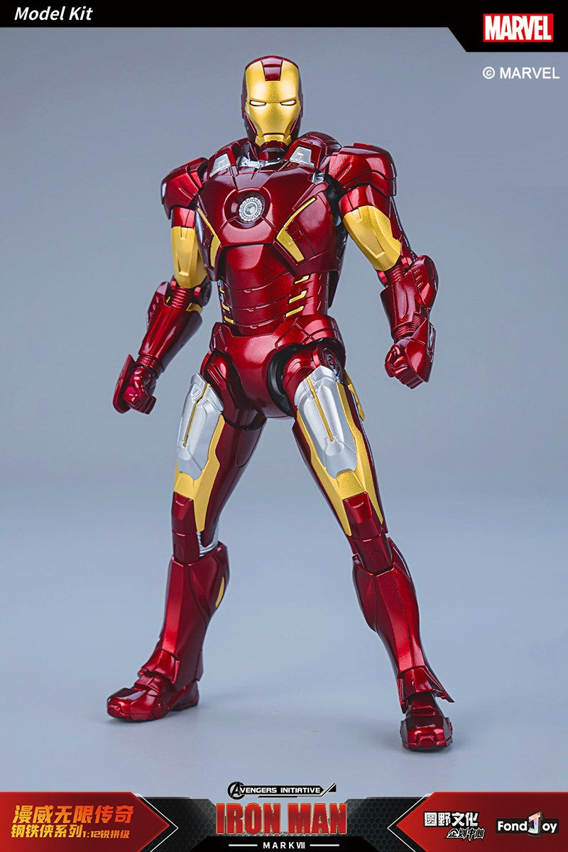 Fondjoy The Avengers Iron Man MK6 Joints Moveable Action Figures Toy 15cm ABS Material Model Toy Boy Birthday Gifts Hoilday Gift