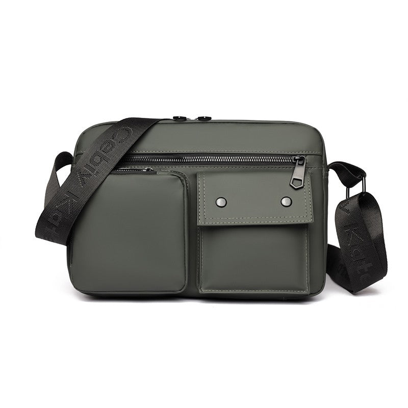Basic style of men's shoulder bag, suitable for daily commuting - adjustable strap, Mailman bag - business leisure shoulder bag