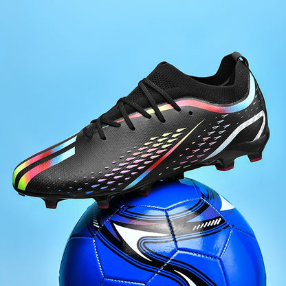 New Men Ultralight Soccer Shoes TF/FG Professional Football Boots Unisex Non-Slip Training Soccer Cleats Outdoor Field Chuteira