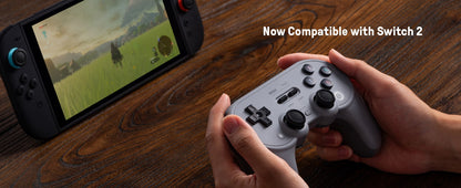 8BitDo Pro 2 Bluetooth Controller Hall Effect Joystick Gamepad for Apple Nintendo Switch 2 PC MacOS Android Steam Deck