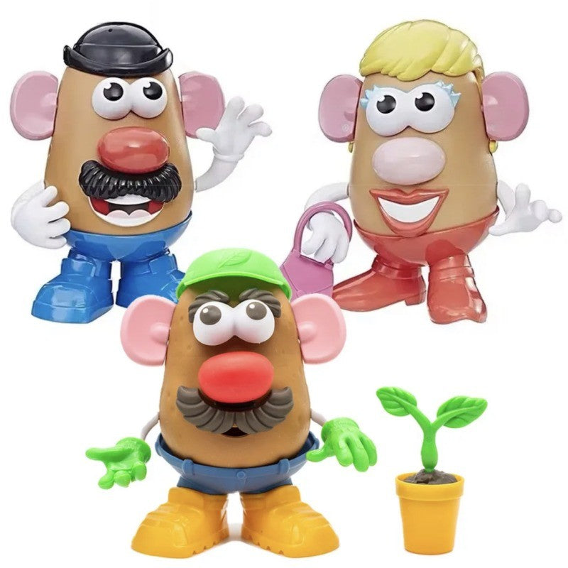Hasbro Playskool Friends Mr Sra Cabeça de Batata Boneco de Ação com Plantas Montado Brinquedo de História de Boneca para Crianças Presente Enfeites