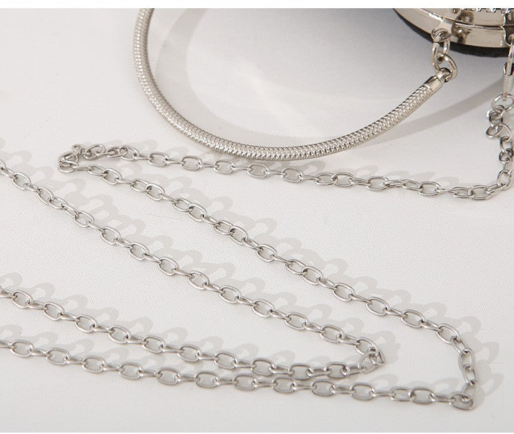 Rhinestone Evening Bag Heart Pattern Silver Handbag Womens Diamond Tassel Banquet Clutch And Purse Wedding Bridal Prom Wallets