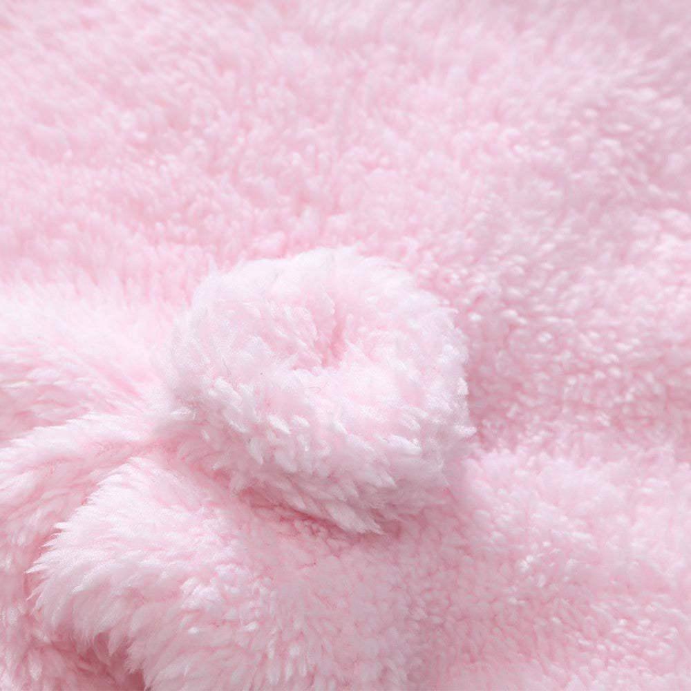 Winter Newborn Baby Plush Bodysuit Jumpsuit Cartoon Hoodies Boy Girl Romper Twins Clothes Korean version 0-12M