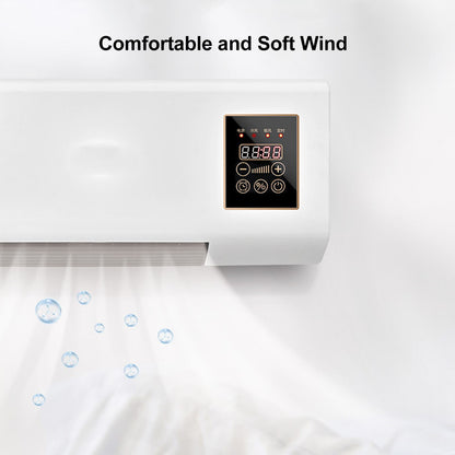 Pequeno Condicionador Aquecedor Portátil Montado na Parede Condicionamento Ventilador Quente para Banheiro Quarto Plugue UE 220V