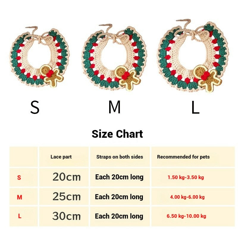 Cachecol de Natal para Pets Gatos Roupinhas Coleira de Natal para Gatos Roupinhas Decoração Fofa para Pets Laço Coleira para Cães Gatos Fantasia Roupa para Gatos Cachorros Gatinhos