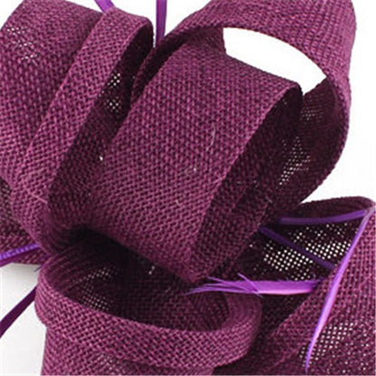 Lindo Vestido Formal de Casamento Chapéu Fedora Feminino Grande Derby Casquete de Flor da Moda Fascinator Chapéu Feito à Mão Ocasião Chapelaria