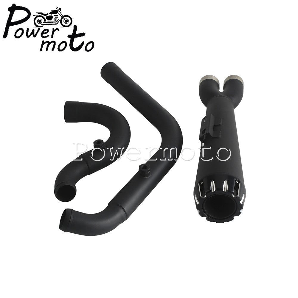 Motorbike Exhaust Pipes Exhaust Baffle Muffler For Harley M8 Softail Low Rider S T Fat Street Bob Standard Slim Deluxe 2018-2025