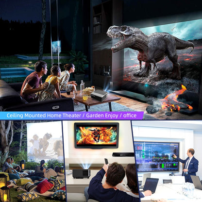 ThundeaL Full HD 1080P Projector TD98 WiFi LED 2K 4K Video Movie Beam TD98W Android Projector PK DLP Home Theater Cinema Beamer